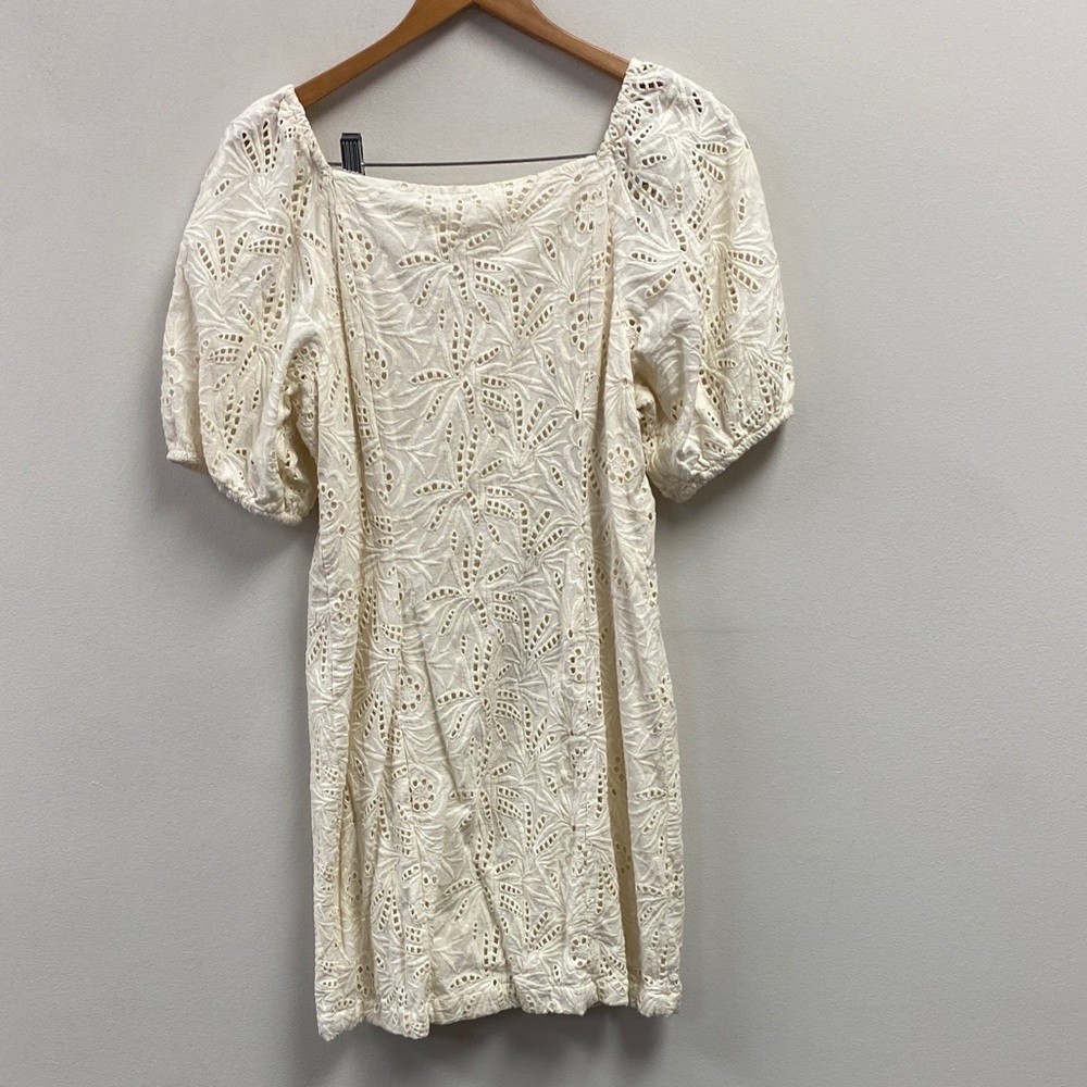 Free People Cream Textured Fabric - Picture 4 of 5